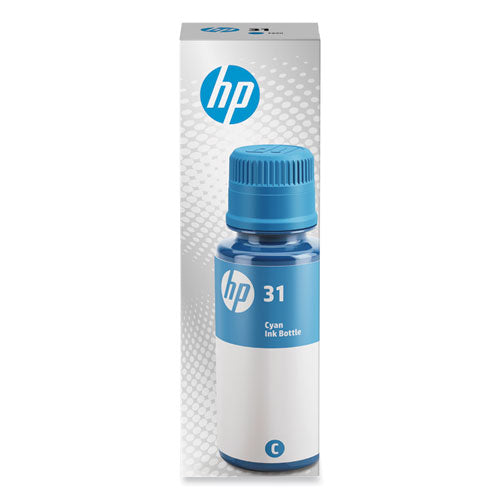 Image of HP HP 31, (1VU26AN) High-Yield Cyan Original Ink Bottle
