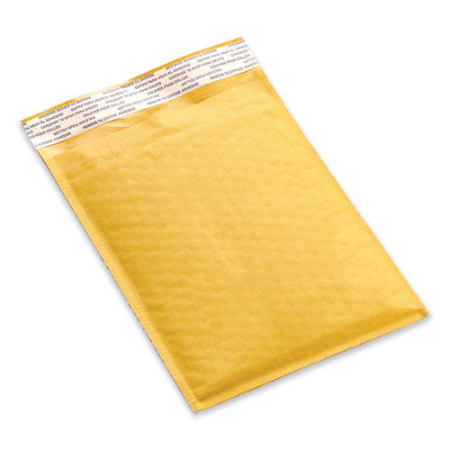 Image of Universal® Peel Seal Strip Cushioned Mailer, #2, Extension Flap, Self-Adhesive Closure, 8.5 x 12.5, 25/Carton