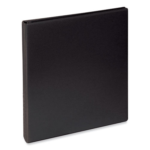 Image of Universal® Slant D-Ring View Binder, 3 Rings, 0.5" Capacity, 11 x 8.5, Black