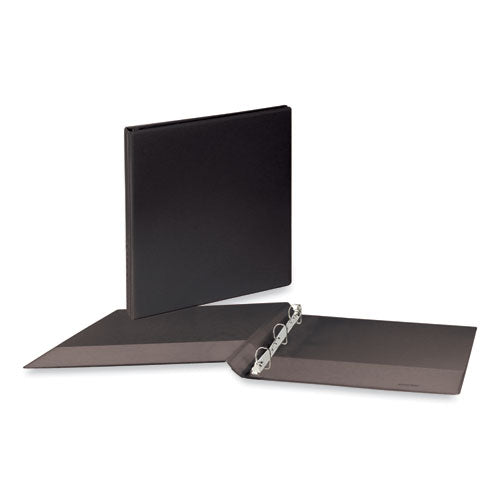 Image of Universal® Slant D-Ring View Binder, 3 Rings, 0.5" Capacity, 11 x 8.5, Black