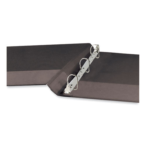 Image of Universal® Slant D-Ring View Binder, 3 Rings, 0.5" Capacity, 11 x 8.5, Black