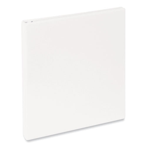 Image of Universal® Slant D-Ring View Binder, 3 Rings, 0.5" Capacity, 11 x 8.5, White