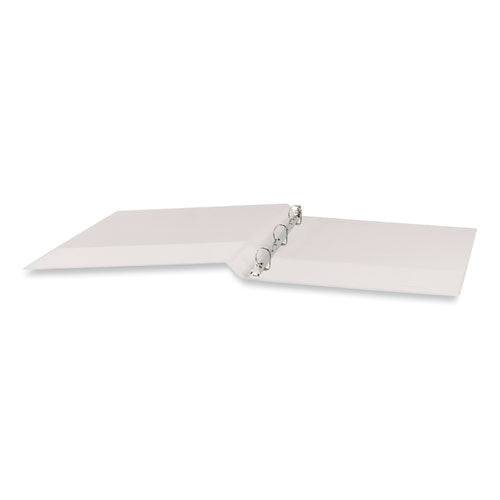 Image of Universal® Slant D-Ring View Binder, 3 Rings, 0.5" Capacity, 11 x 8.5, White