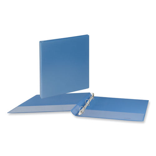Image of Universal® Slant D-Ring View Binder, 3 Rings, 1.5" Capacity, 11 x 8.5, Light Blue