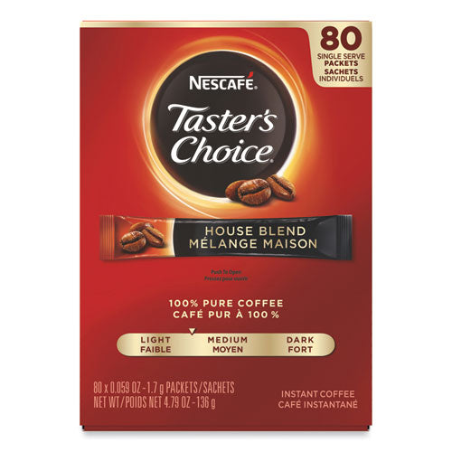 Image of Nescafe® Taster's Choice Stick Pack, House Blend, 80/box