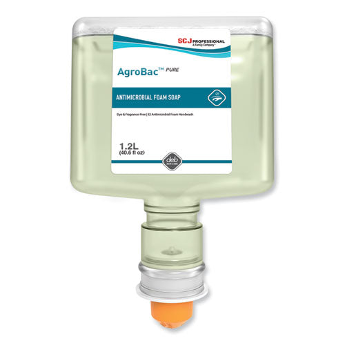 Image of SC Johnson Professional® AgroBac Pure Foam Wash Touch Free Cartridge Refill, Unscented, 1.2 L, 3/Carton