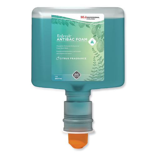 Image of SC Johnson Professional® Refresh Foaming Hand Soap Touch Free Cartridge Refill, Citrus Scent, 1.2 L, 3/Carton