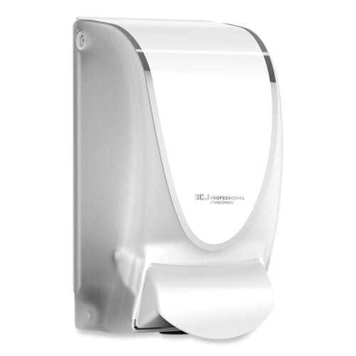 Image of SC Johnson Professional® Transparent Manual Dispenser, 1 L, 4.92 x 4.6 x 9.25, White, 15/Carton