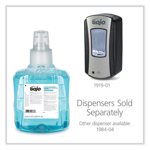 Image of GOJO® Pomeberry Foam Handwash Refill, For LTX-12 Dispenser, Pomegranate Scent, 1,200 mL, 2/Carton