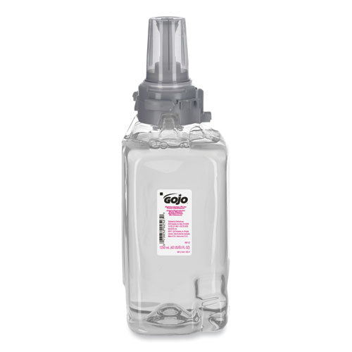 Image of GOJO® Antibacterial Foam Hand Wash Refill, For ADX-12 Dispenser, Plum Scent, 1,250 mL, 3/Carton