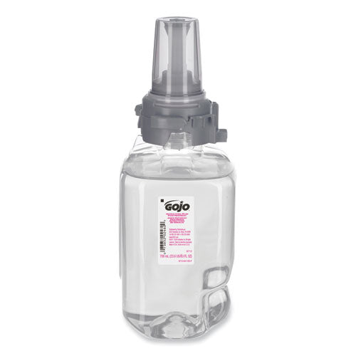 Image of GOJO® Antibacterial Foam Hand Wash Refill for ADX-7 Dispensers, Plum Scent, 700 mL, 4/Carton