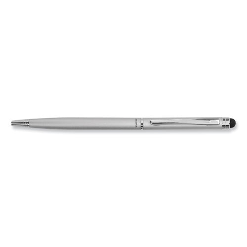 Image of Zebra® Styluspen Twist Ballpoint Pen/stylus, Silver