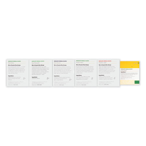 Image of Bigelow® Assorted Tea Packs, Six Flavors, 28/box, 168/carton