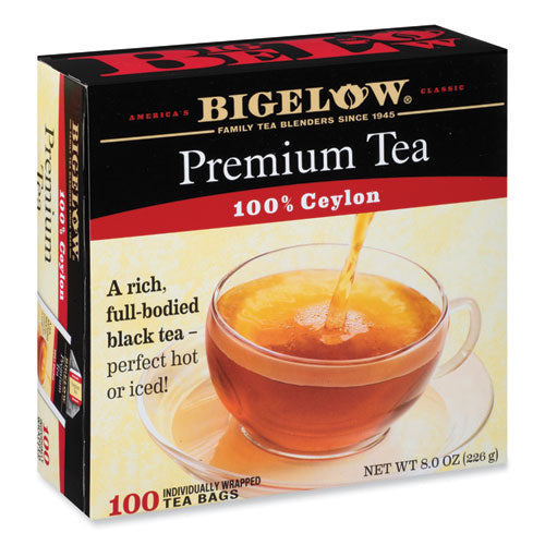 Image of Bigelow® Single Flavor Tea, Premium Ceylon, 100 Bags/box