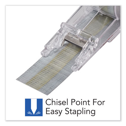 Image of Swingline® Cartridge Staples, 0.38" Leg, 0.5" Crown, Steel, 5,000/box
