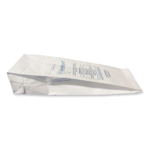 Image of Janitized® Vacuum Filter Bags Designed to Fit Windsor Sensor S/S2/XP/Versamatic Plus, 100/Carton