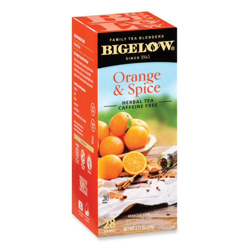 Image of Bigelow® Orange And Spice Herbal Tea, 28/box