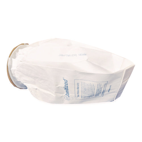 Image of Janitized® Vacuum Filter Bags Designed to Fit ProTeam 10 qt Super Coach/MegaVac, 100/Carton