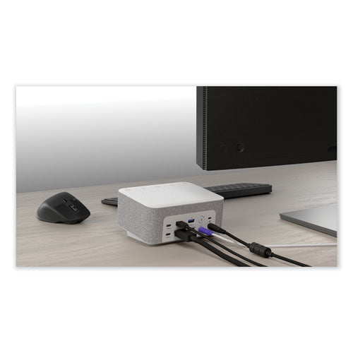 Image of Logitech® UC Logi Dock, 1 HDMI/1 Displayport/2 USB A/3 USB C, White