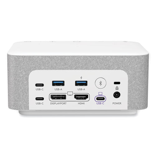 Image of Logitech® UC Logi Dock, 1 HDMI/1 Displayport/2 USB A/3 USB C, White