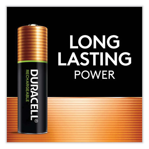 Image of Duracell® Rechargeable Staycharged Nimh Batteries, Aaa, 4/pack