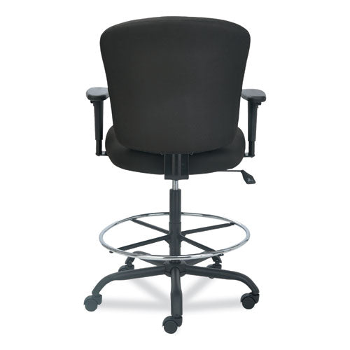 Image of Alera® Alera Mota Series Big And Tall Stool, Supports Up To 450 Lb, 28.74" To 32.67" Seat Height, Black
