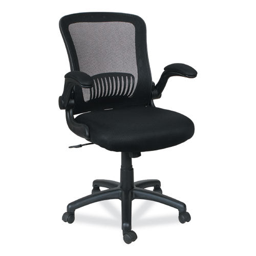 Image of Alera® Alera Eb-E Series Swivel/tilt Mid-Back Mesh Chair, Supports Up To 275 Lb, 18.11" To 22.04" Seat Height, Black