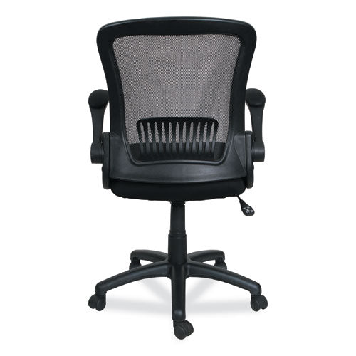 Image of Alera® Alera Eb-E Series Swivel/tilt Mid-Back Mesh Chair, Supports Up To 275 Lb, 18.11" To 22.04" Seat Height, Black