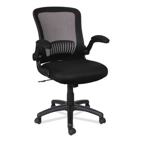 Image of Alera® Alera Eb-E Series Swivel/tilt Mid-Back Mesh Chair, Supports Up To 275 Lb, 18.11" To 22.04" Seat Height, Black
