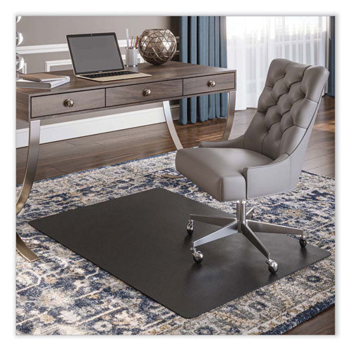Image of deflecto® Supermat Frequent Use Chair Mat For Medium Pile Carpet, 36 X 48, Rectangular, Black