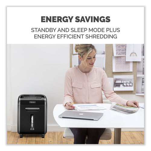Image of Fellowes® Powershred 79ci 100% Jam Proof Cross-Cut Shredder, 16 Manual Sheet Capacity