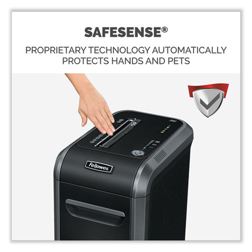 Image of Fellowes® Powershred 99ci 100% Jam Proof Cross-Cut Shredder, 18 Manual Sheet Capacity