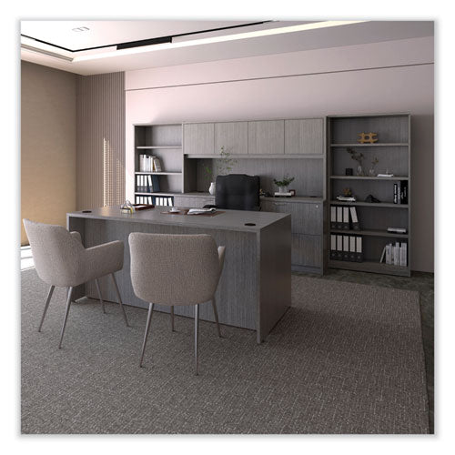 Image of Alera® Alera Valencia Series Lateral File, 2 Legal/Letter-Size File Drawers, Gray, 34" x 22.75" x 29.5"