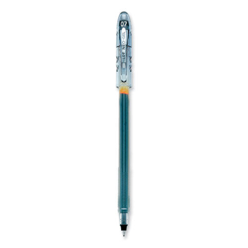 Image of Pilot® Neo-Gel Gel Pen, Stick, Fine 0.7 Mm, Black Ink, Black Barrel, Dozen