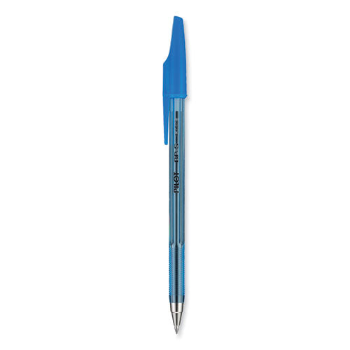 Image of Pilot® Better Ballpoint Pen, Stick, Fine 0.7 Mm, Blue Ink, Translucent Blue Barrel, Dozen