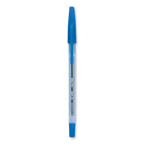 Image of Pilot® Better Ballpoint Pen, Stick, Fine 0.7 Mm, Blue Ink, Translucent Blue Barrel, Dozen