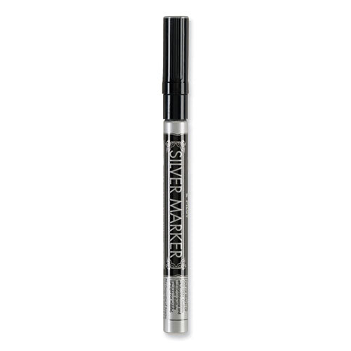Image of Pilot® Creative Art And Crafts Marker, Extra-Fine Brush Tip, Silver