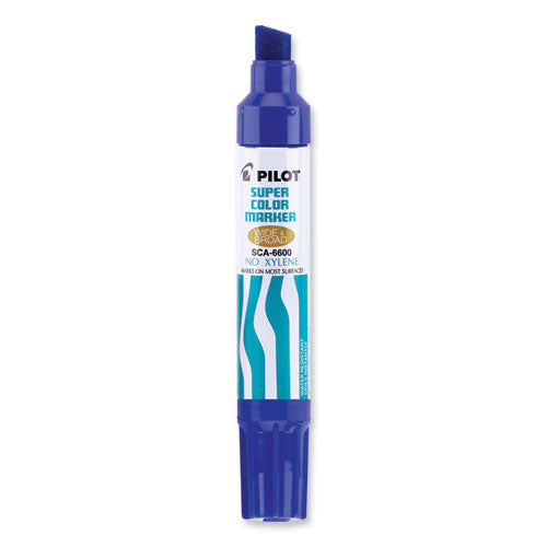 Image of Pilot® Jumbo Refillable Permanent Marker, Broad Chisel Tip, Blue