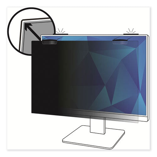 Image of 3M COMPLY Magnetic Attach Privacy Filter for 24" Widescreen Flat Panel Monitor, 16:10 Aspect Ratio