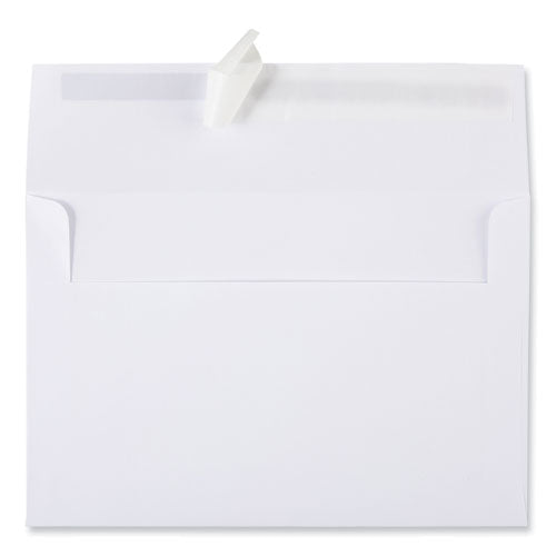 Image of Universal® Peel Seal Strip Business Envelope, #A9, Square Flap, Self-Adhesive Closure, 5.74 x 8.75, White, 100/Box