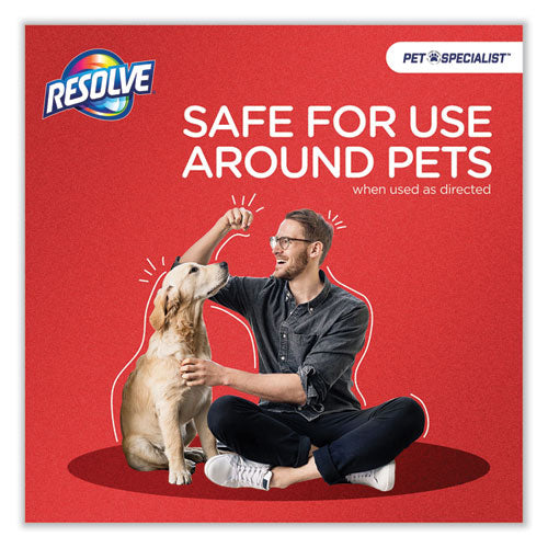 Image of RESOLVE® Pet Specialist Stain and Odor Remover, Citrus, 32 oz Trigger Spray Bottle, 12/Carton
