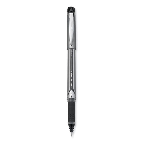 Image of Pilot® Precise Grip Rollerball Pen, Stick, Extra-Fine 0.5 mm, Black Ink, Black Barrel