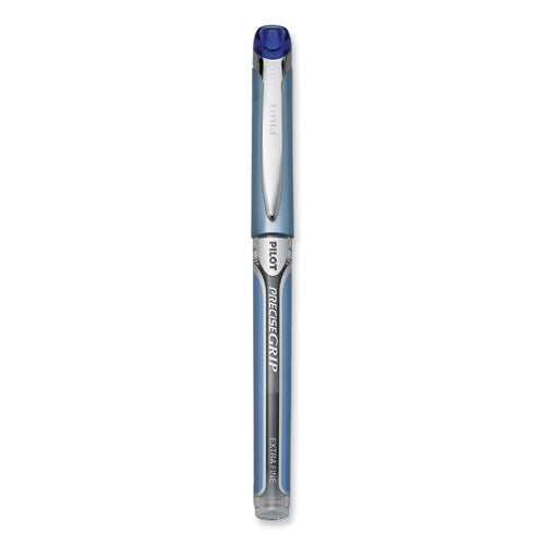 Image of Pilot® Precise Grip Rollerball Pen, Stick, Extra-Fine 0.5 mm, Blue Ink, Blue Barrel