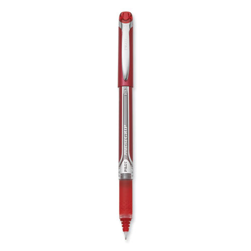 Image of Pilot® Precise Grip Rollerball Pen, Stick, Bold 1 mm, Red Ink, Red Barrel