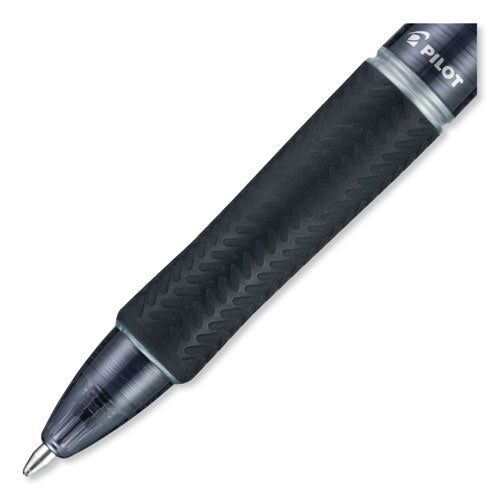 Image of Pilot® Acroball Colors Advanced Ink Hybrid Gel Pen, Retractable, Medium 1 mm, Black Ink, Smoke/Black Barrel