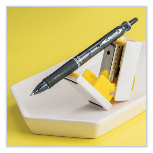 Image of Pilot® Acroball Colors Advanced Ink Hybrid Gel Pen, Retractable, Medium 1 mm, Black Ink, Smoke/Black Barrel