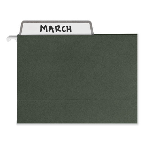 Image of Smead 100% Recycled Hanging File Folders with ProTab Kit, Letter Size, 1/3-Cut, Standard Green