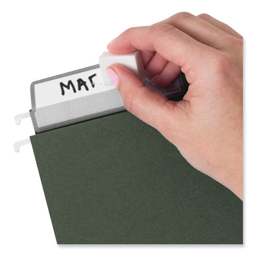 Image of Smead 100% Recycled Hanging File Folders with ProTab Kit, Letter Size, 1/3-Cut, Standard Green