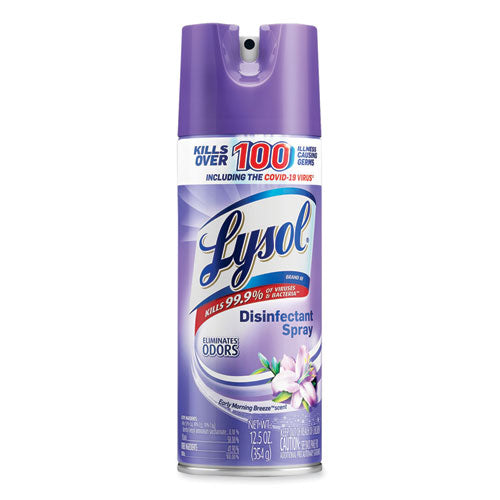 Image of LYSOL® Brand Disinfectant Spray, Early Morning Breeze, 12.5 Oz Aerosol Spray