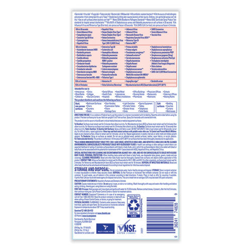 Image of Professional LYSOL® Brand Disinfectant Spray, Crisp Linen, 19 Oz Aerosol Spray, 12/carton